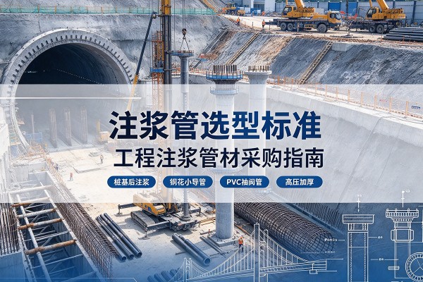 南丹注浆管选型标准